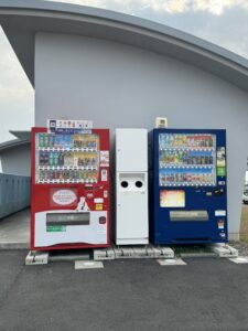 エコエイトやつしろ公園の自販機