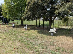 八代市の植柳下町公園の動物乗り物