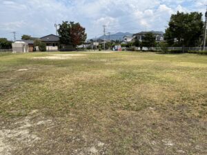 八代市植柳下町公園の全景